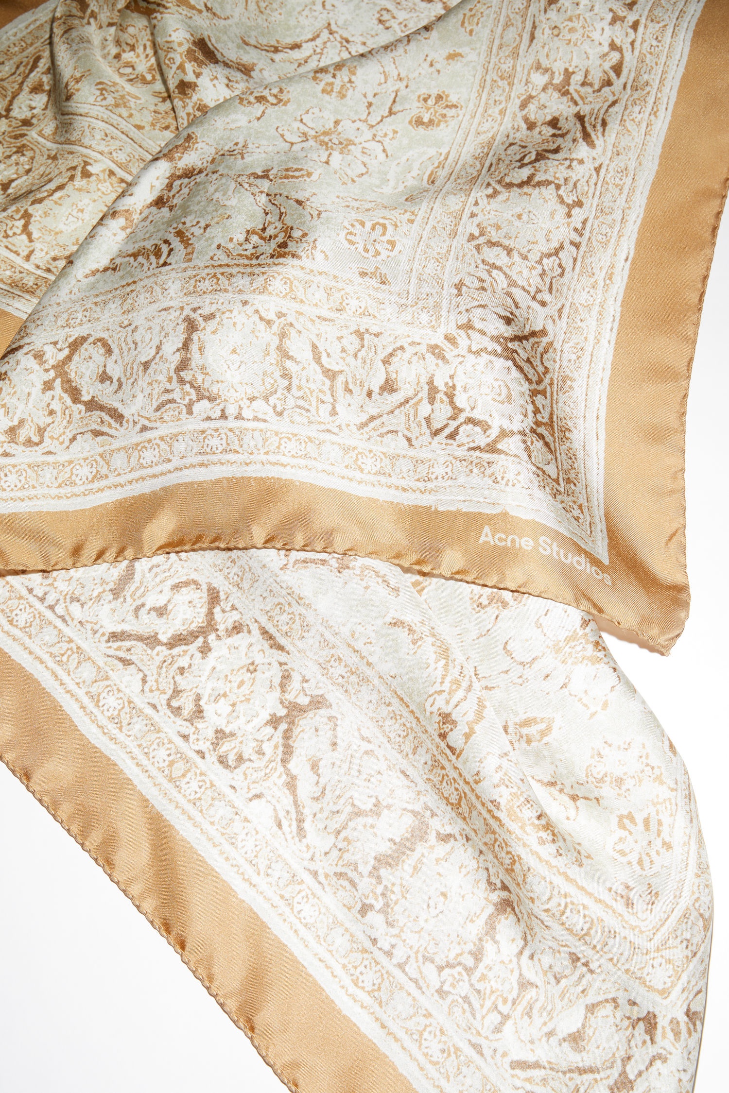 Persian rug scarf - Pale grey - 4