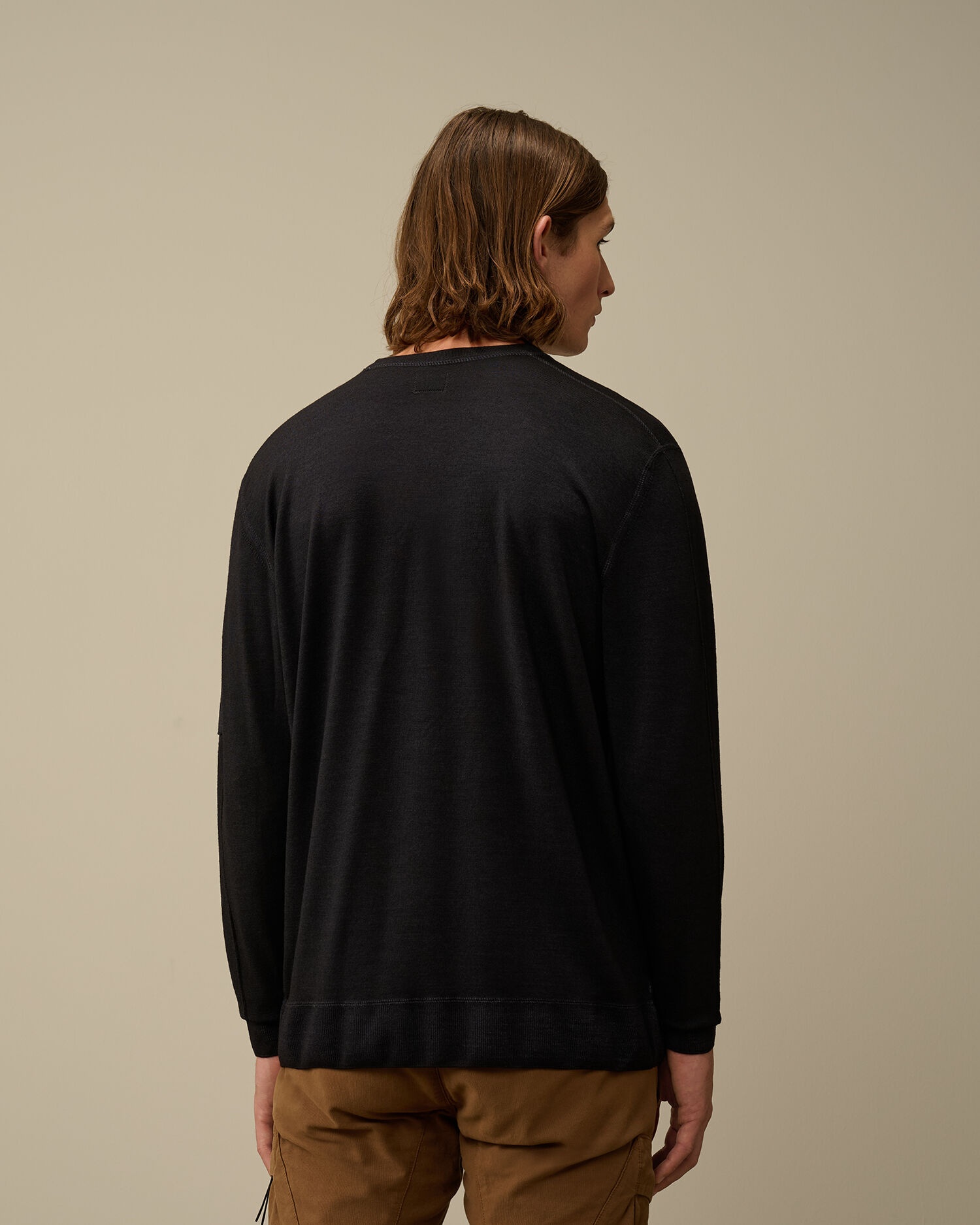 Merino Wool Fast Dyed Crew Neck Knit - 3