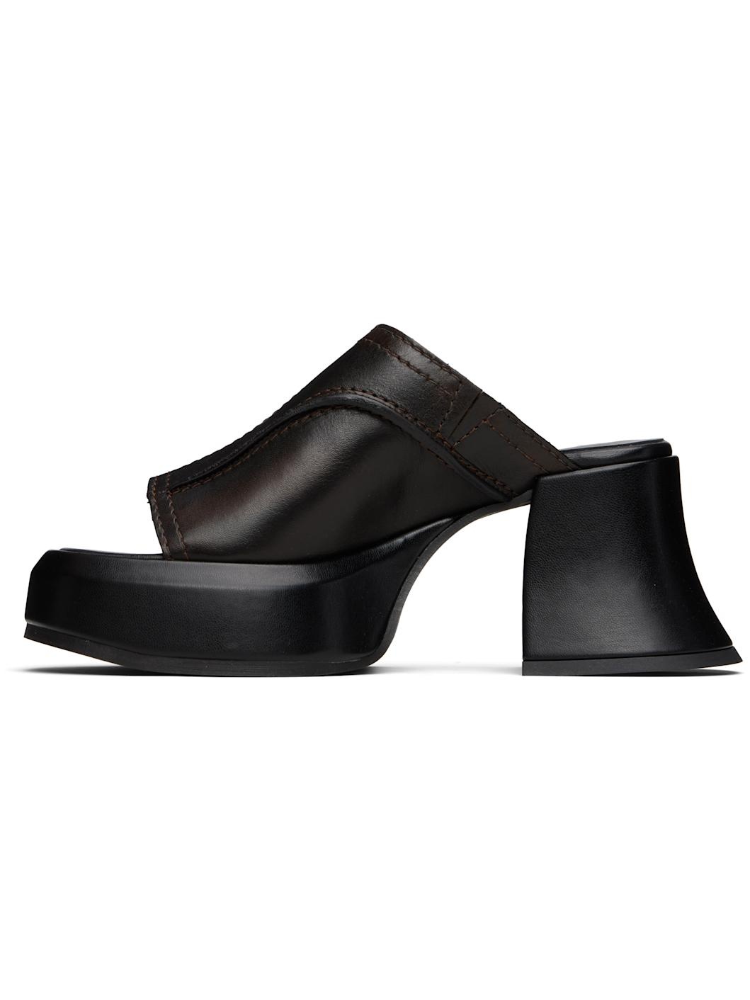 Brown Lota Mules - 3