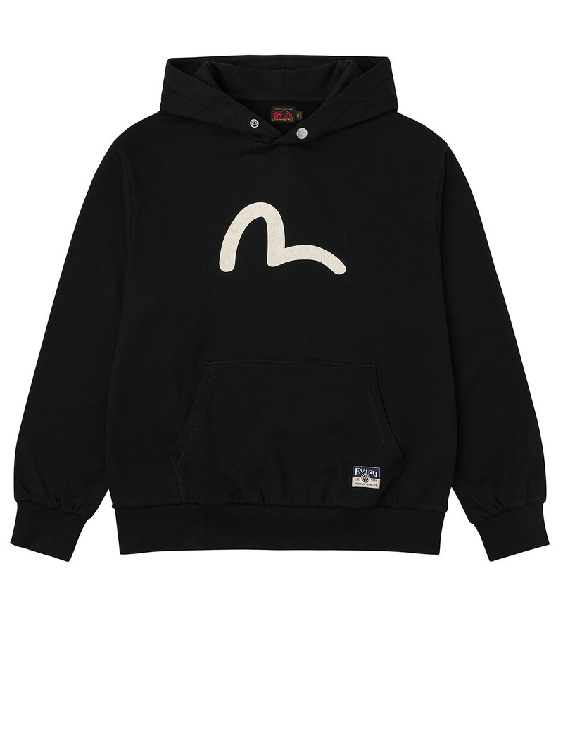 Seagull Print Relax Fit Hoodie 1
