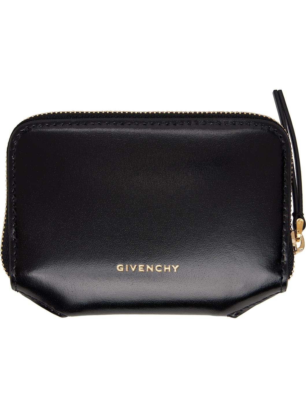 Black 4G Liquid Zipped Wallet - 2
