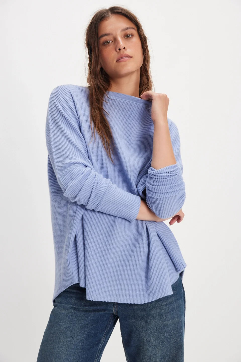 We The Free Latte Blues Solid Thermal - 1