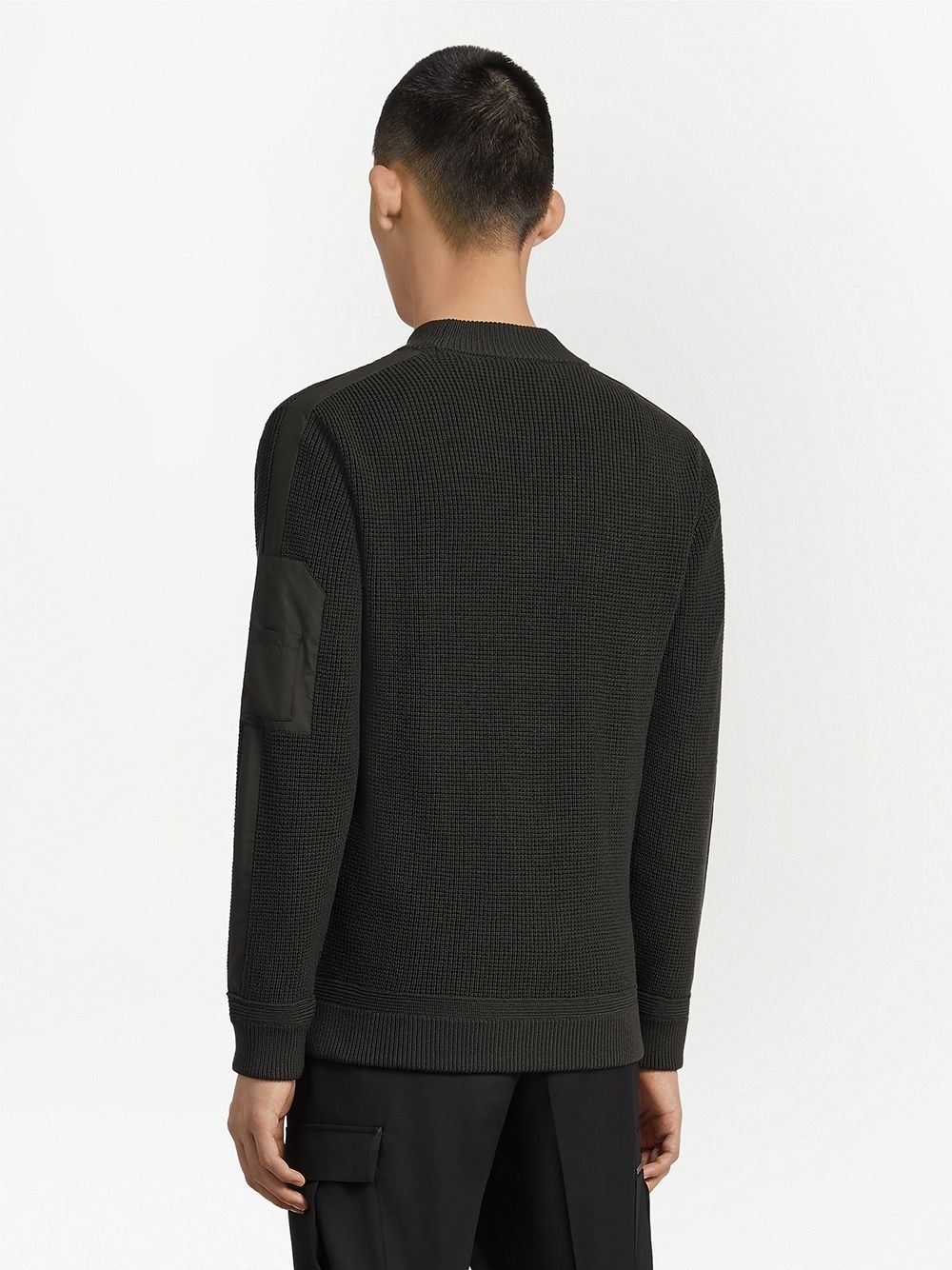 mock-neck wool jumper - 4