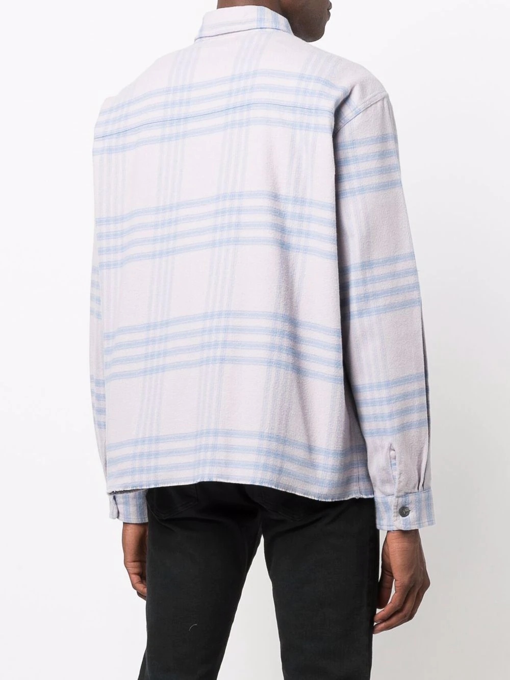 checked cotton shirt - 4