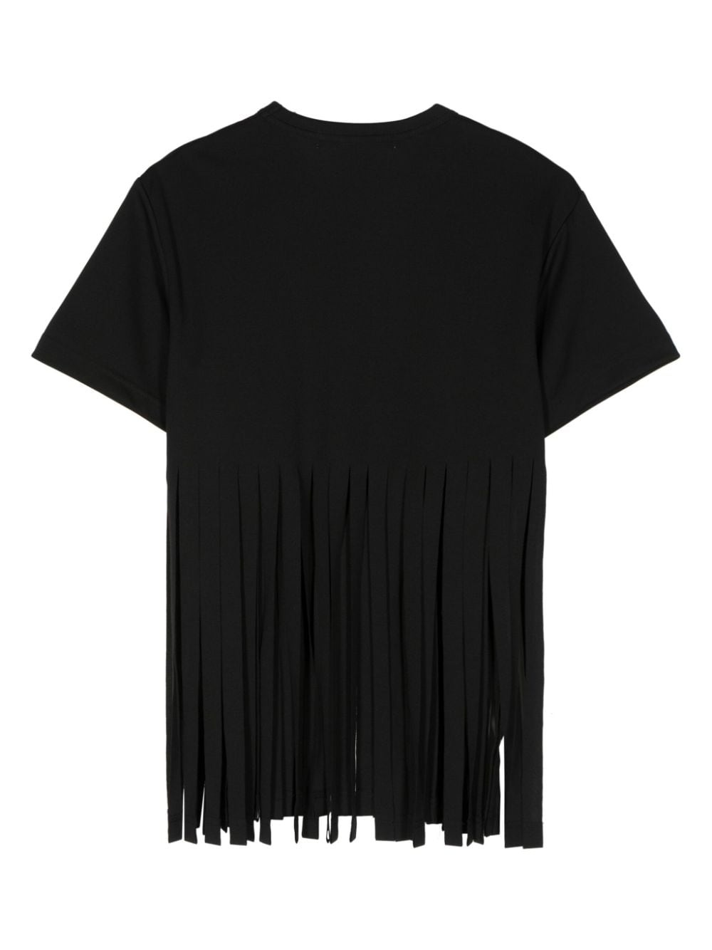 fringe-detail jersey T-shirt - 2