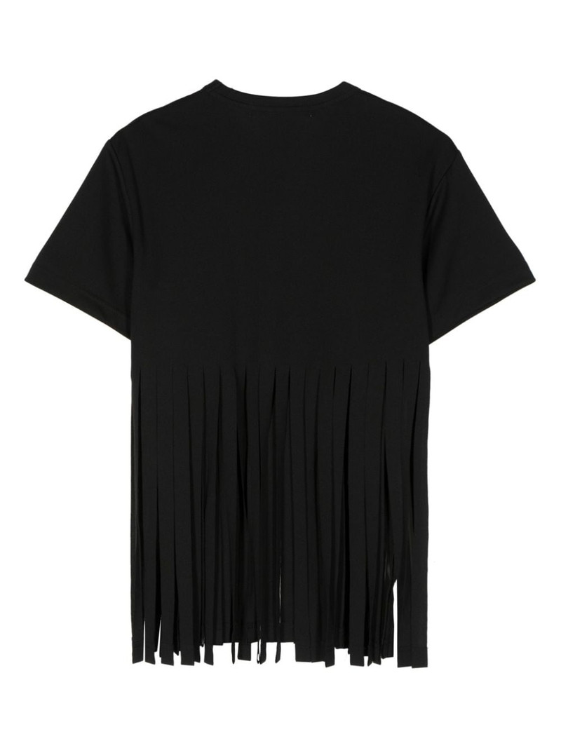 Comme des Garçons Comme des Garçons fringe-detail jersey T-shirt outlook