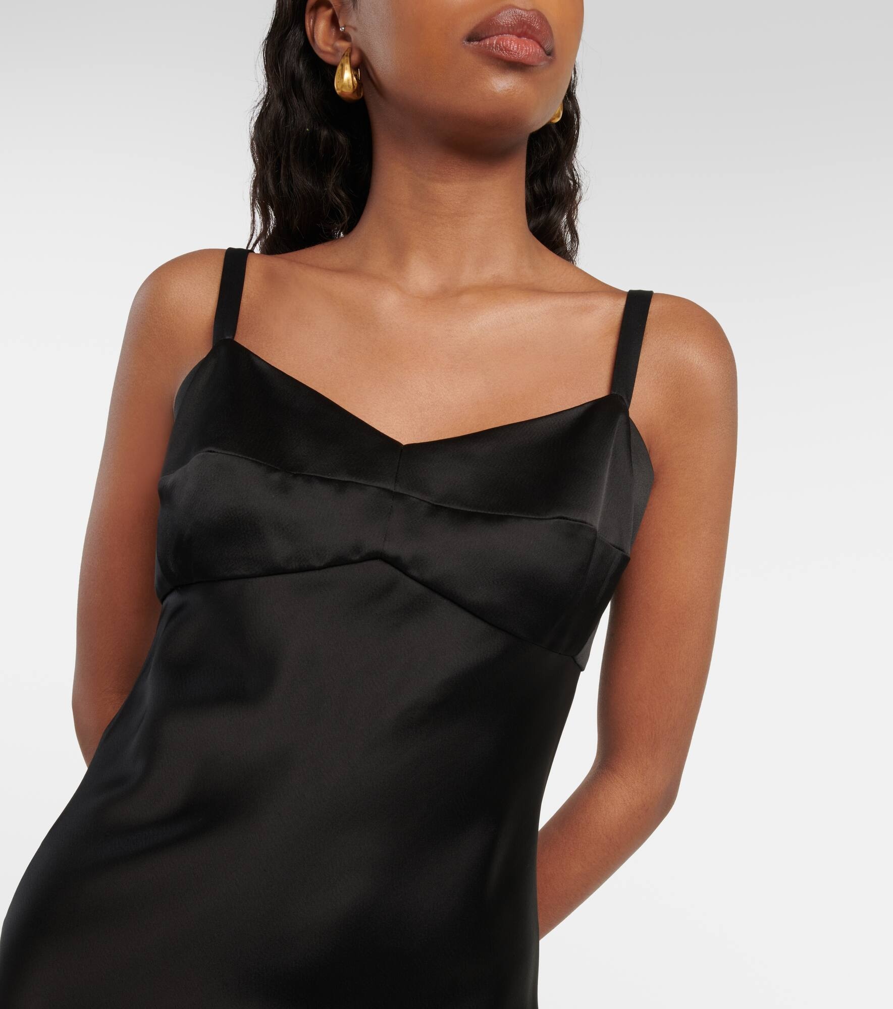 Joely satin slip dress - 4