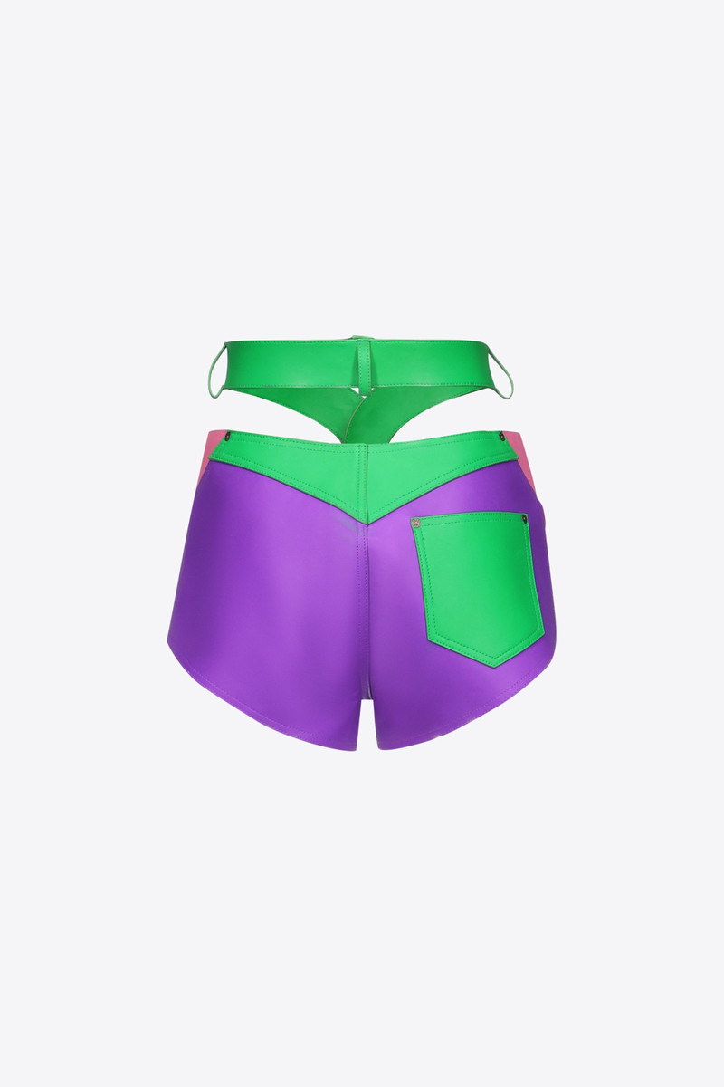 AREA BUTTERFLY LEATHER HOT SHORT outlook