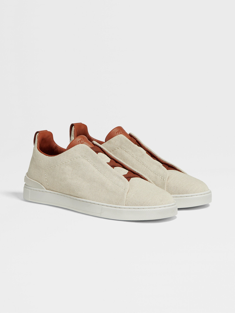 OFF WHITE CANVAS TRIPLE STITCH™ SNEAKERS 1