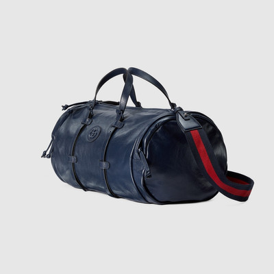 GUCCI Large duffle bag with tonal Double G outlook