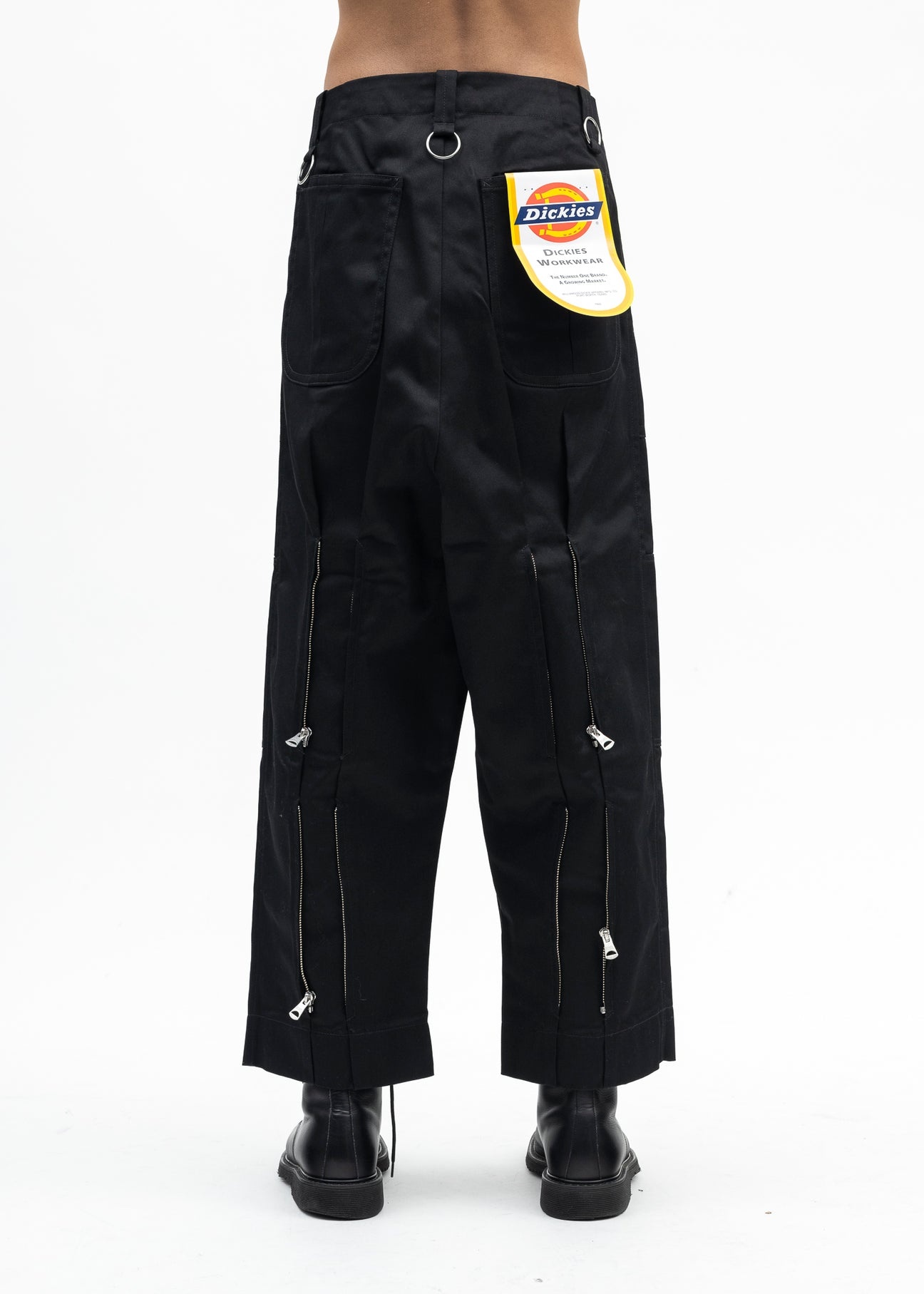 BLACK KIDILL × DICKIES LOOSE FIT BONDAGE PANTS - 2