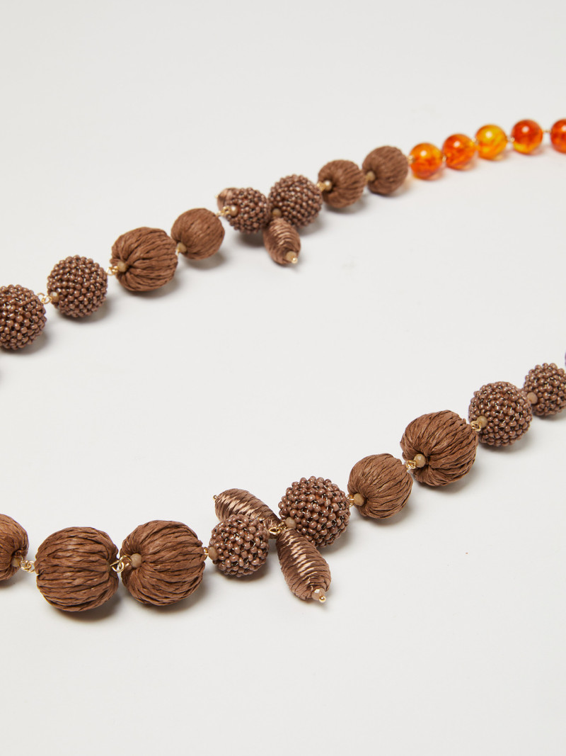 WEEKEND Max Mara ALIGI Resin and metal necklace outlook