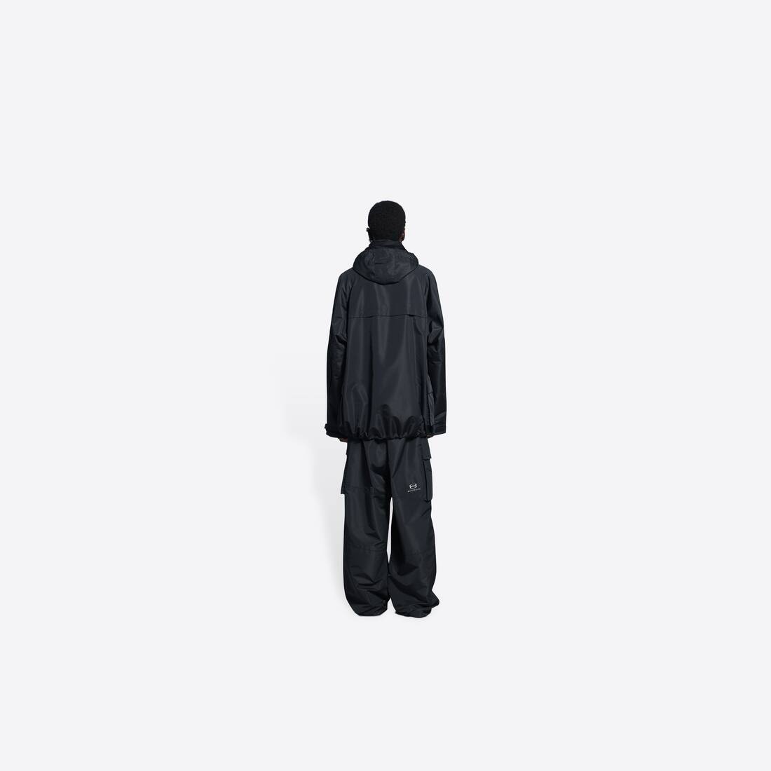 Men's Technical Parka in Black - 5