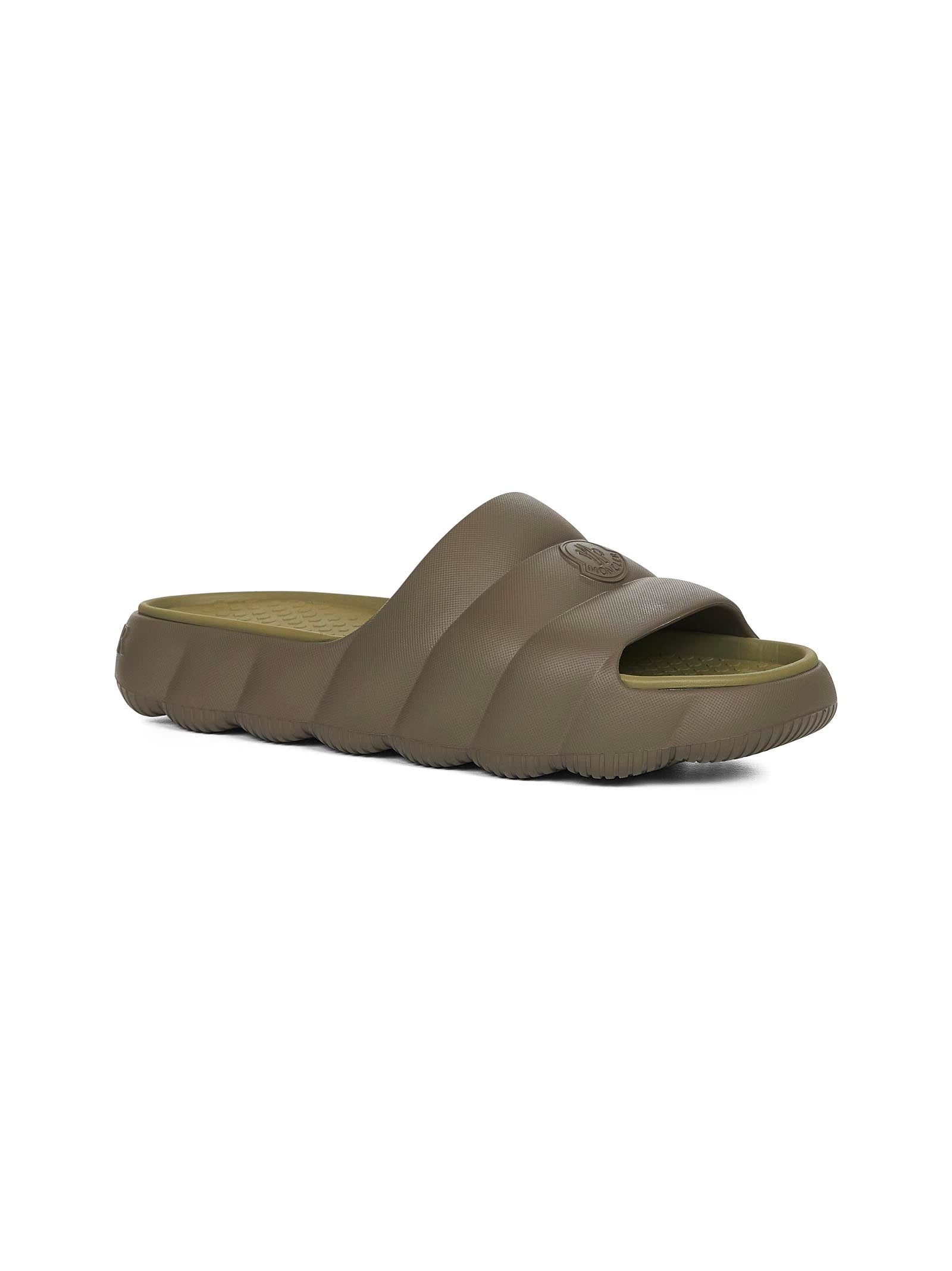 Green EVA quilted Lilo sliders - 2