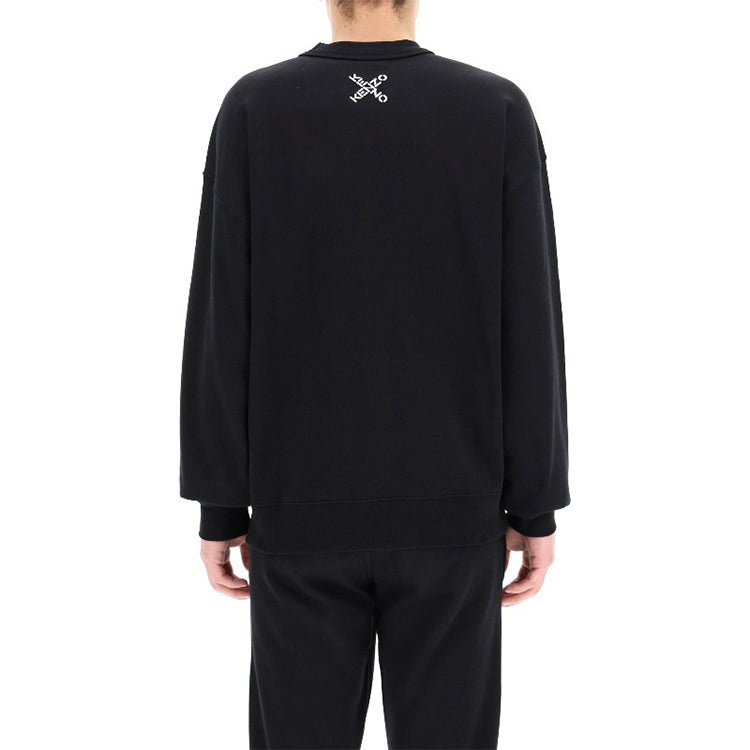 KENZO Round Collar Long Sleeve Male Black FA65SW5214MS-99 - 5