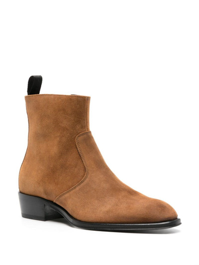 Giuseppe Zanotti 40mm suede ankle boots outlook