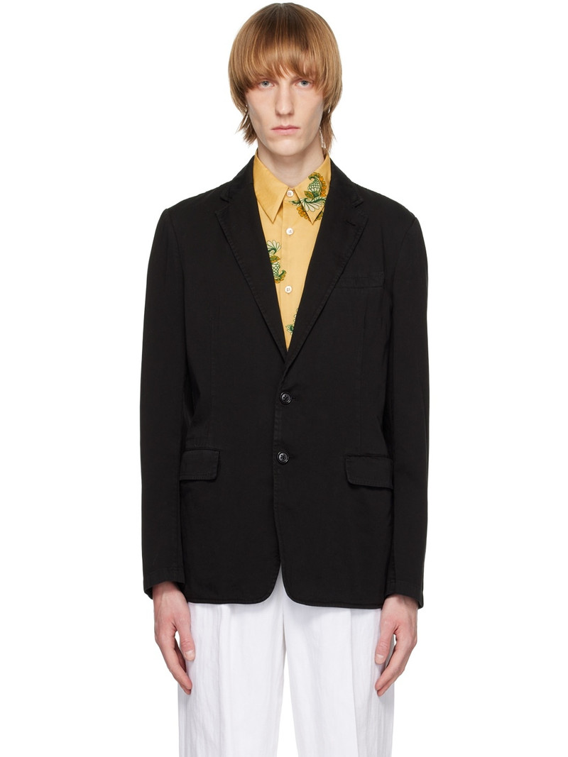 Black Casual Blazer - 1