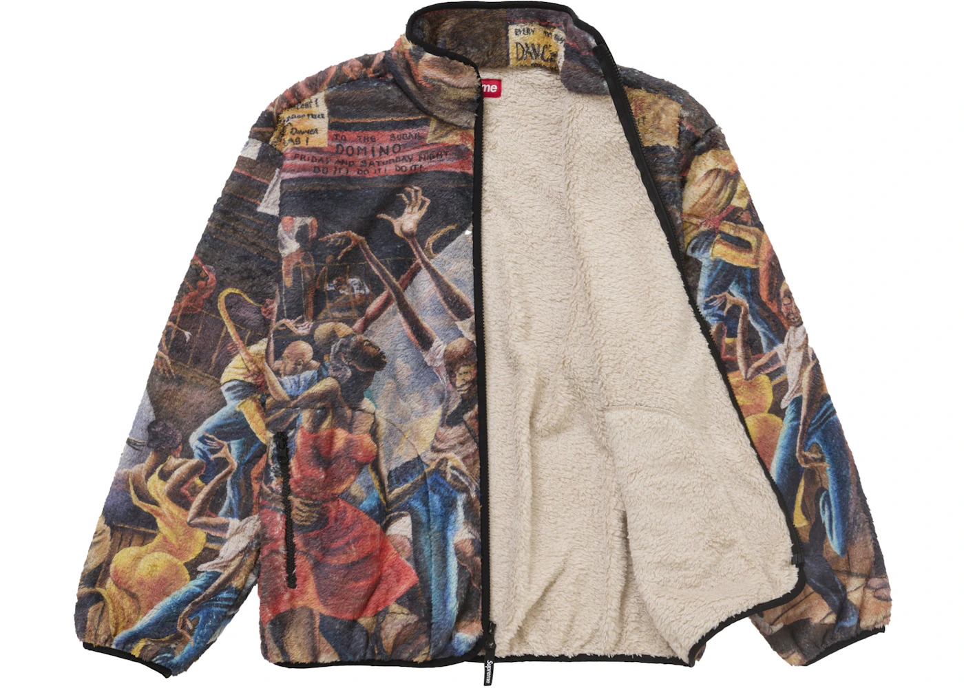 Supreme Ernie Barnes Fleece Jacket Multicolor - 2