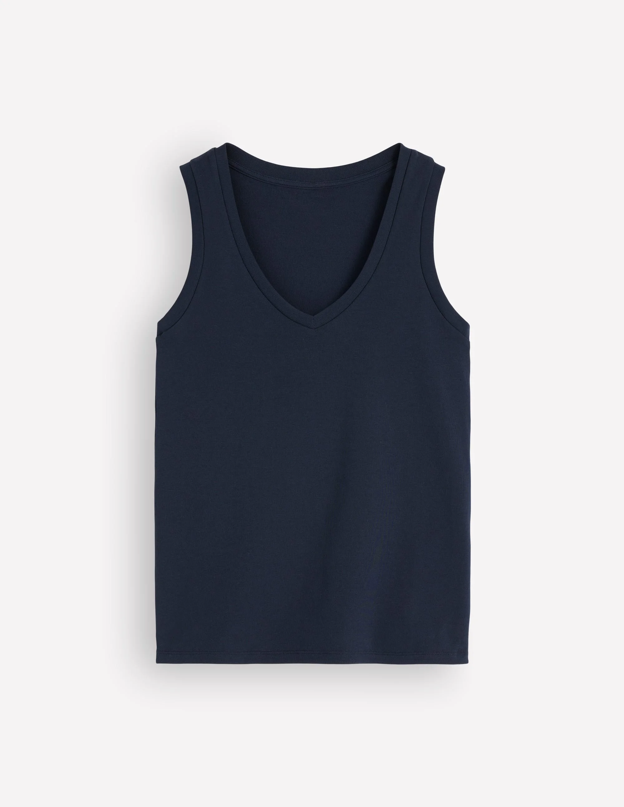 Essential V Neck Vest-Navy - 1
