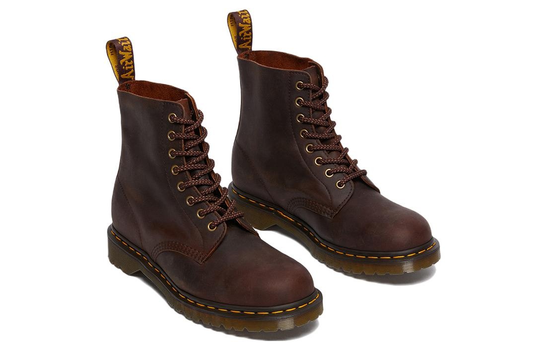 Dr. Martens 1460 Pascal Waxed Full Grain Leather Lace Up Boots 'Chestnut ' 30670294 - 3