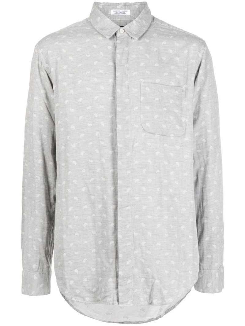 paisley-print shirt 1