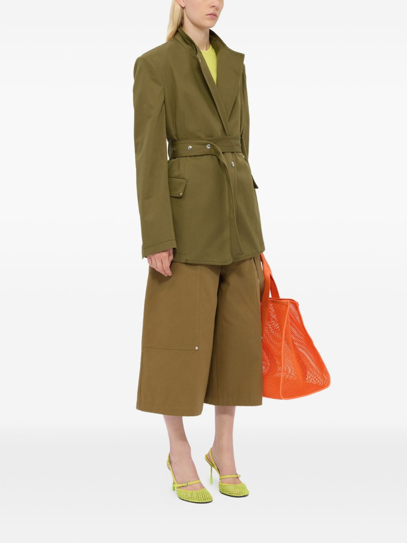 MSGM buttoned belted jacket outlook