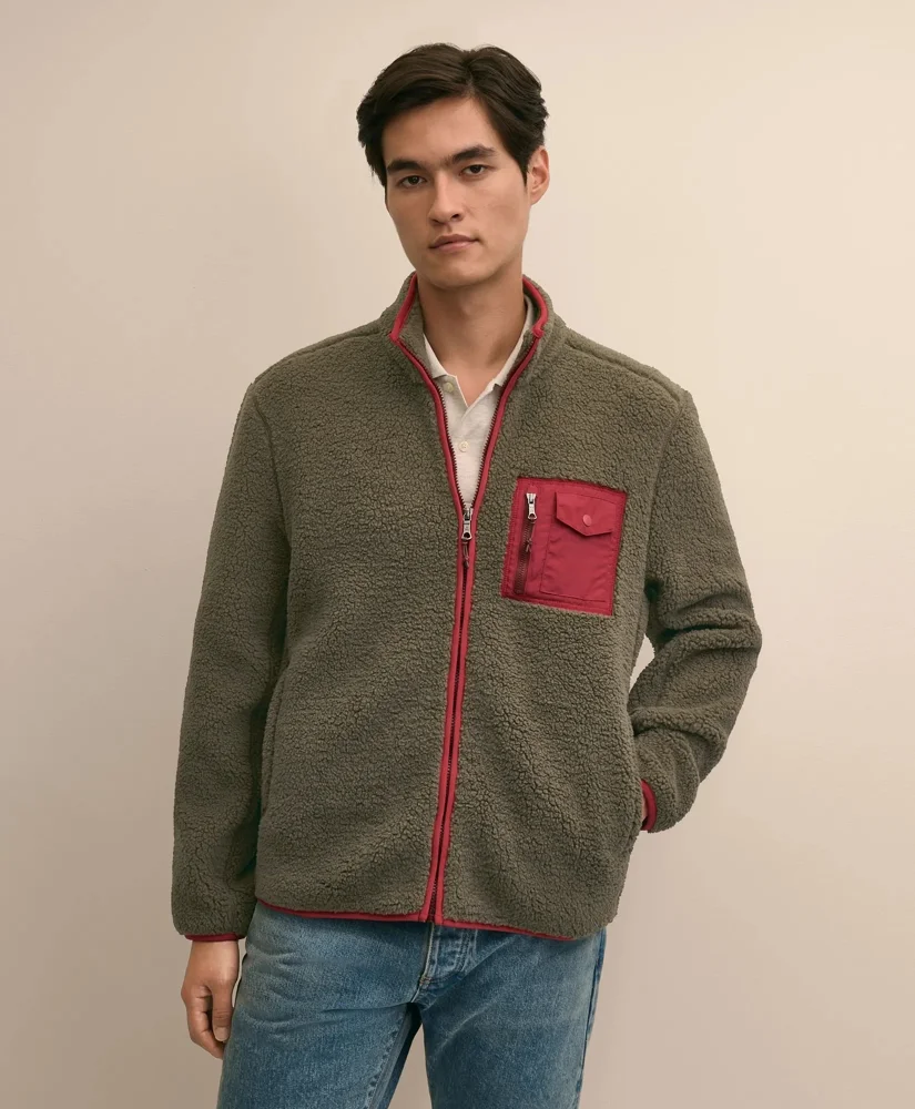 Teddy Fleece Full-Zip Jacket - 1