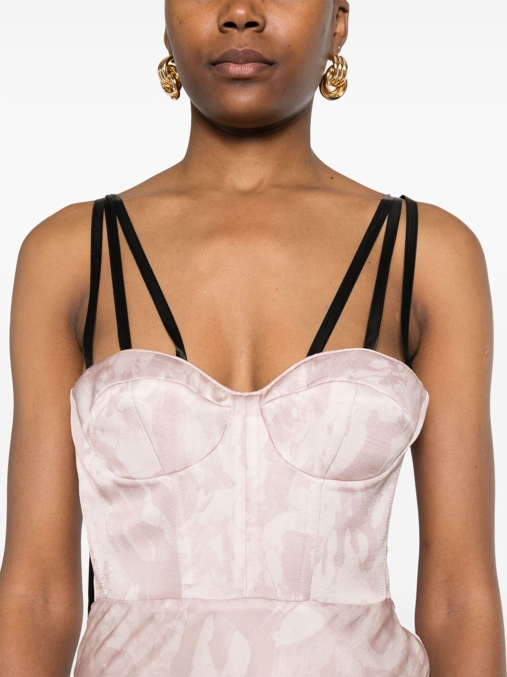 x Patrick McDowell satin maxi dress - 5