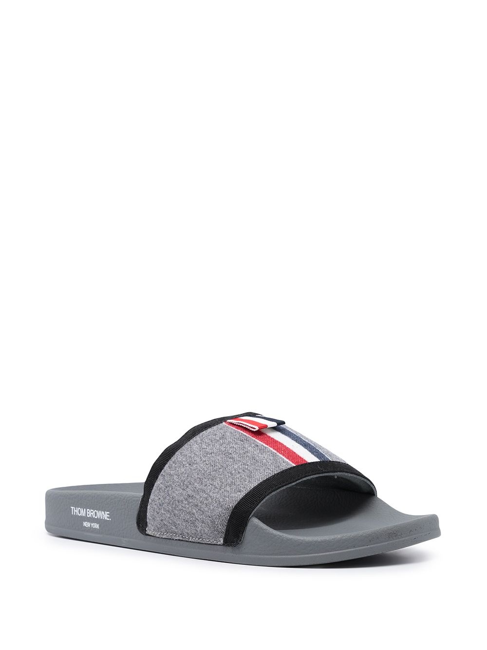 RWB-stripe rubber slides - 2
