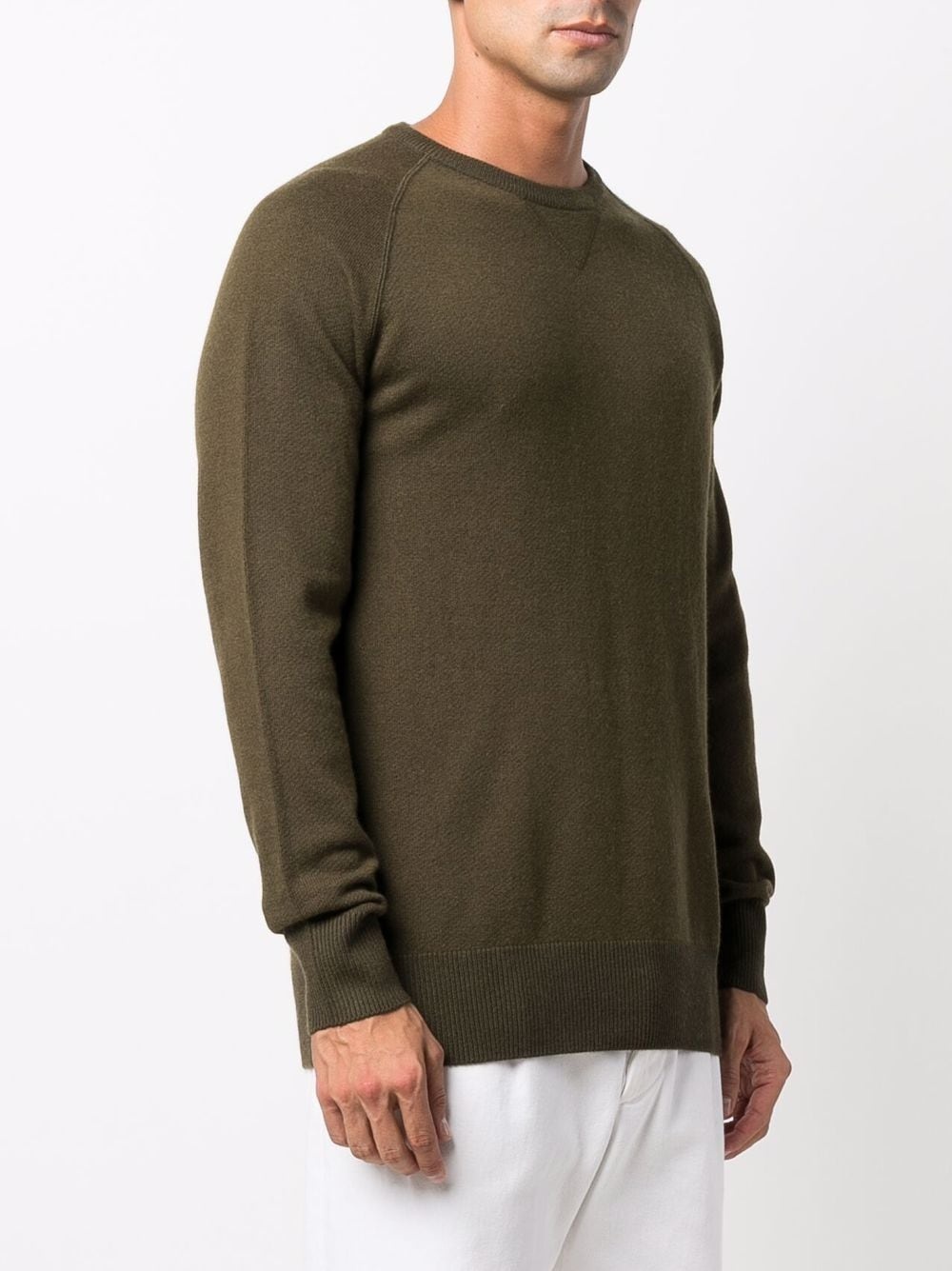 crew-neck wool jumper - 3