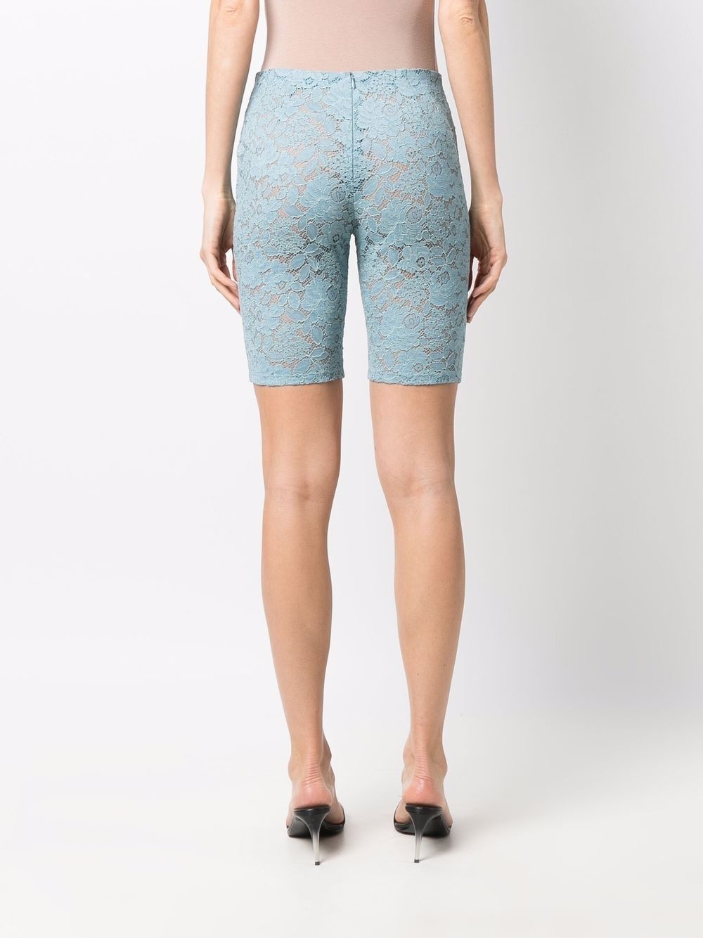 Isla floral-lace cycling shorts - 4