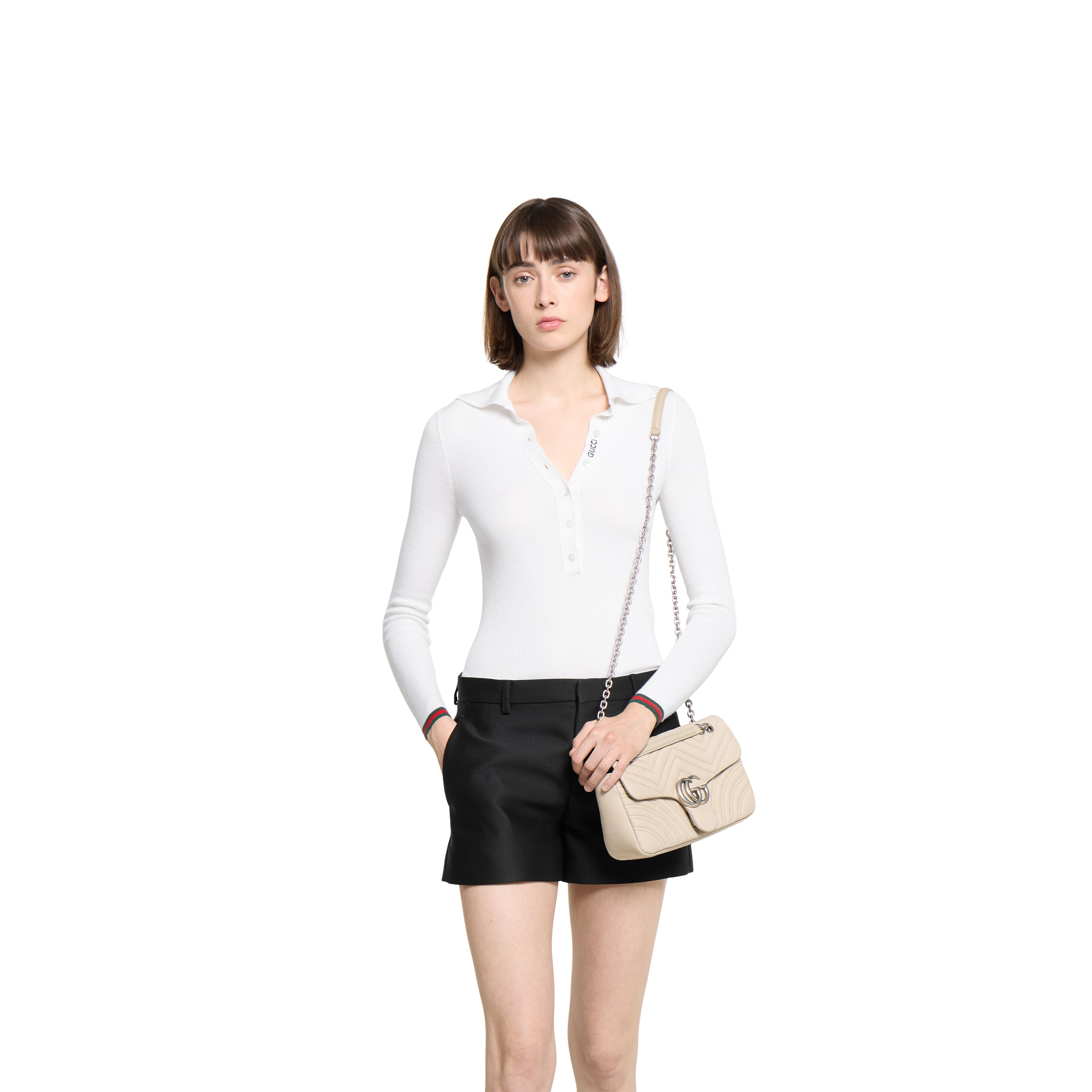 GG Marmont medium shoulder bag - 4