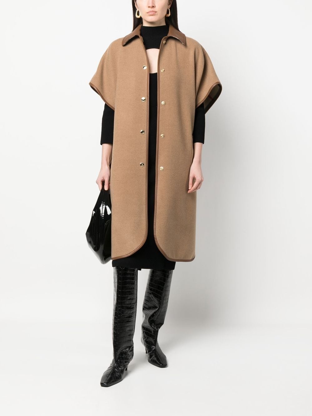 press-stud cape - 2