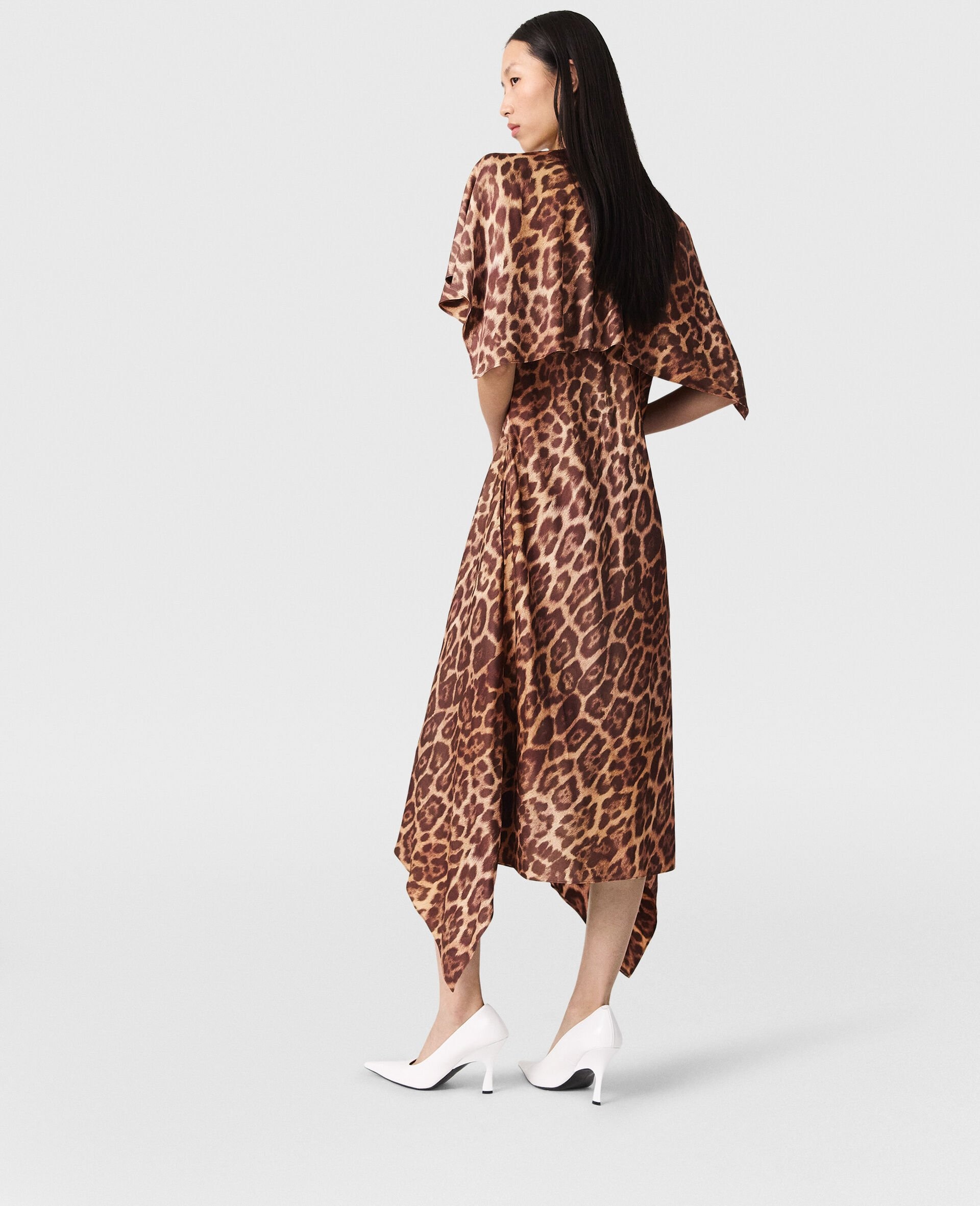 Leopard Shawl Maxi Dress - 3