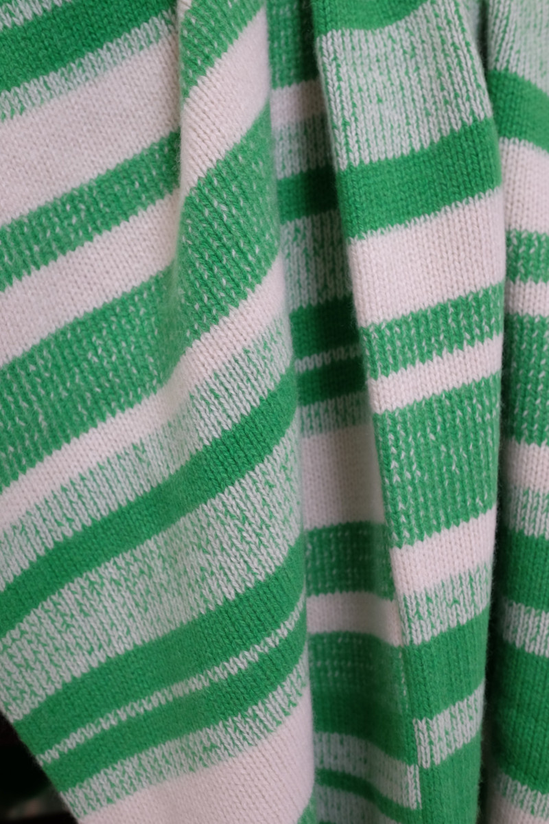 The Elder Statesman STRIPE SUPER SOFT BLANKET outlook