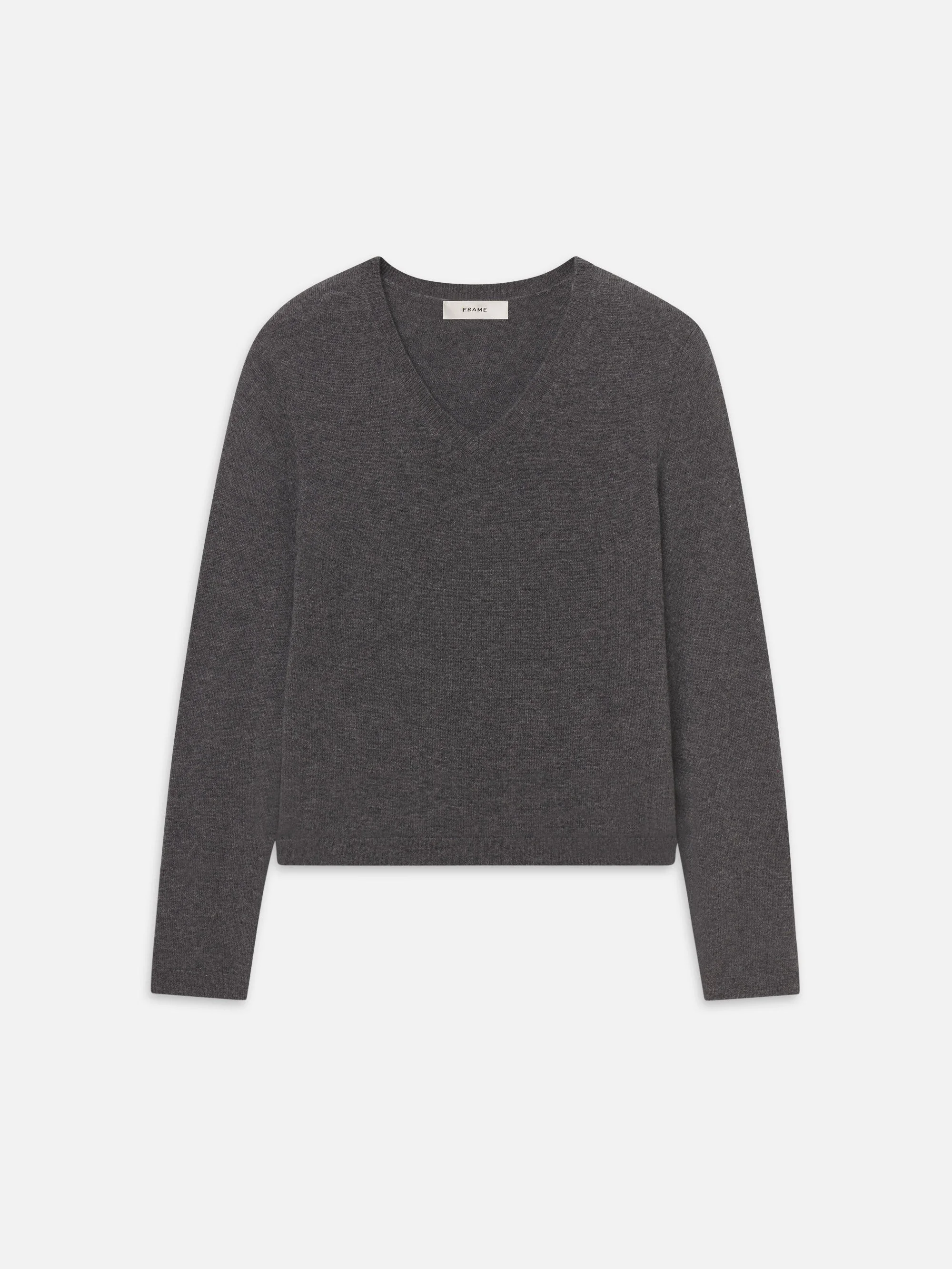 The Shrunken Cashmere V Neck - 1