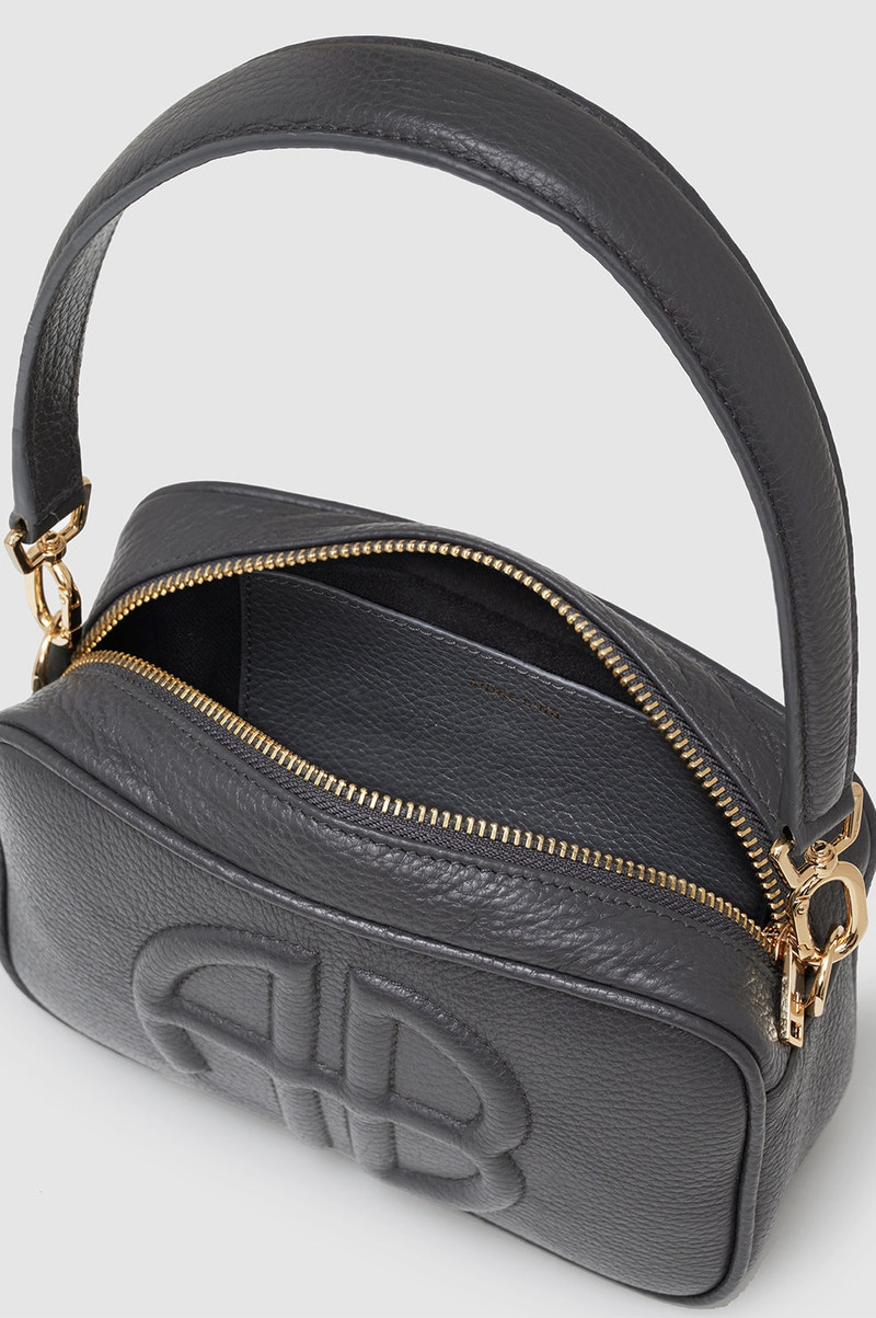 Lili Bag - Grey Pebbled 5