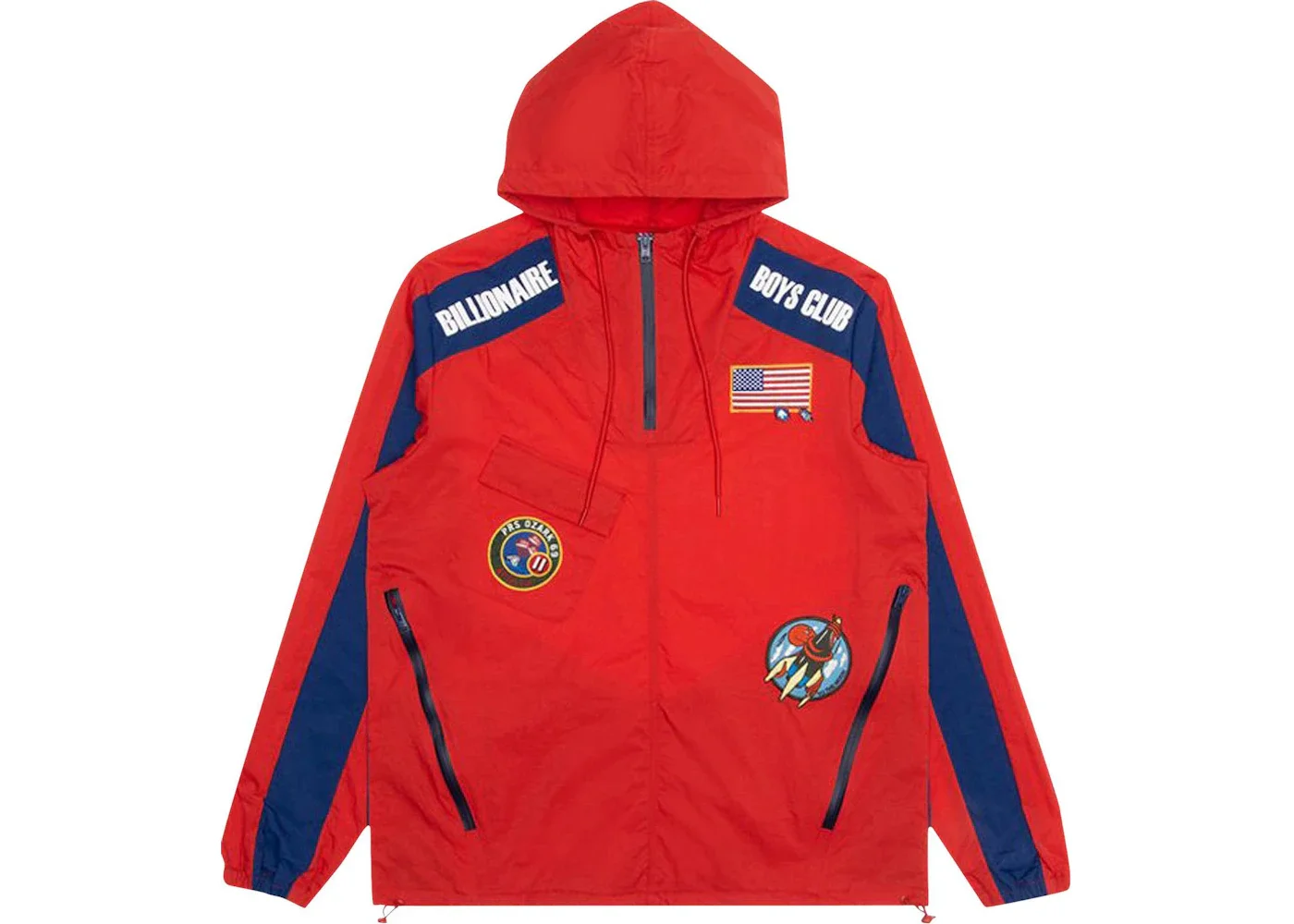 Billionaire Boys Club BB Tech Jacket Red - 1