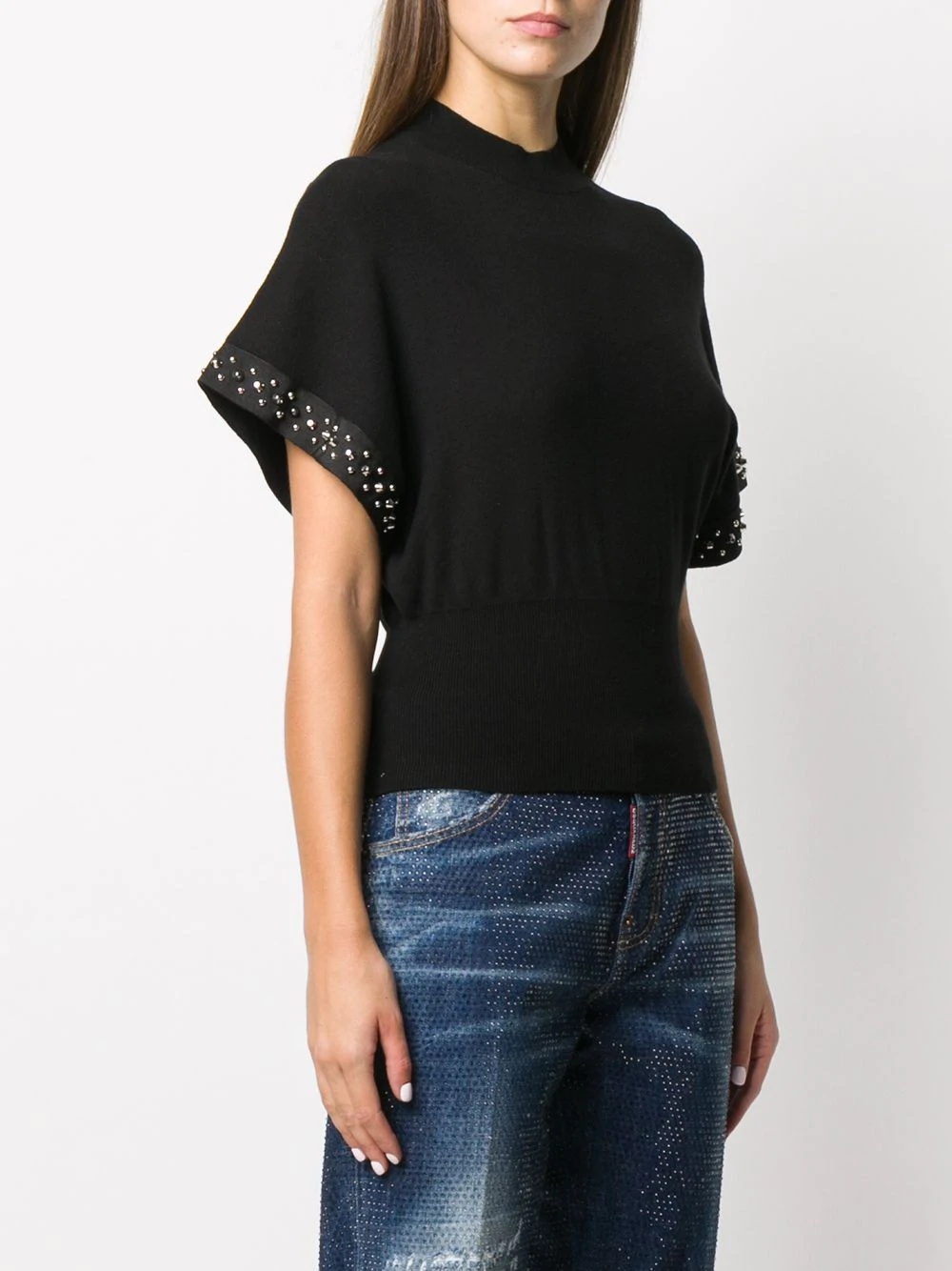 stud-embellished top - 3