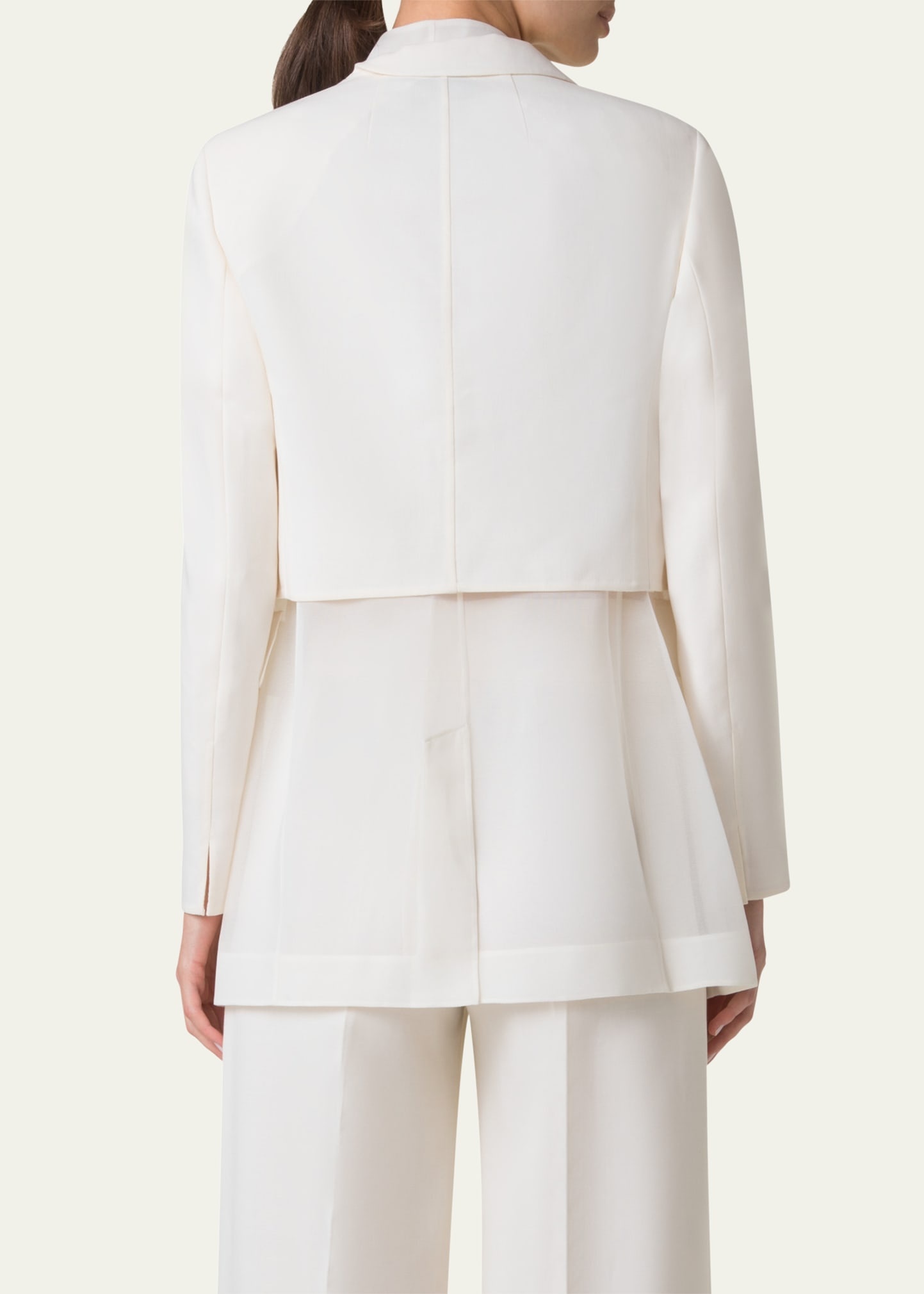 Amie Short Wool Double-Face Jacket - 3