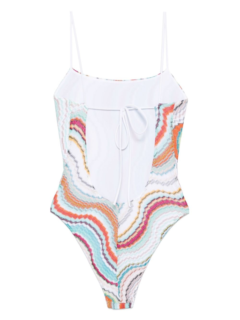 patterned swimsuit - 2