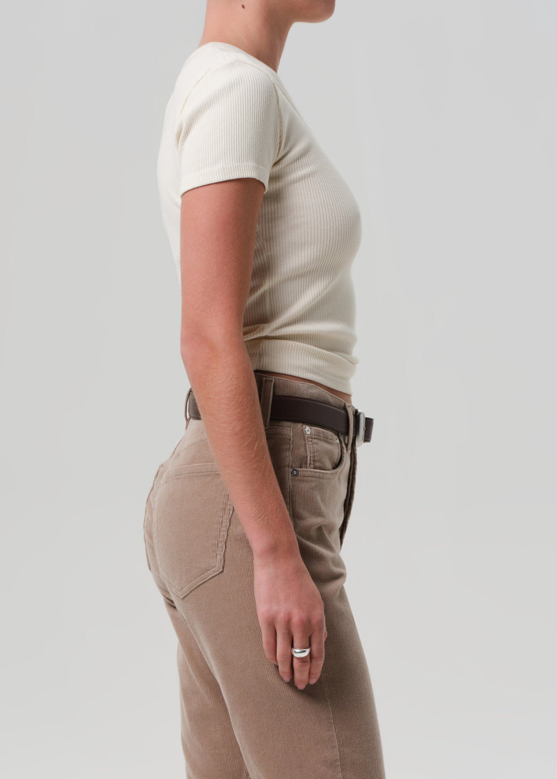 Maude U Neck Tee In Pashmina 4