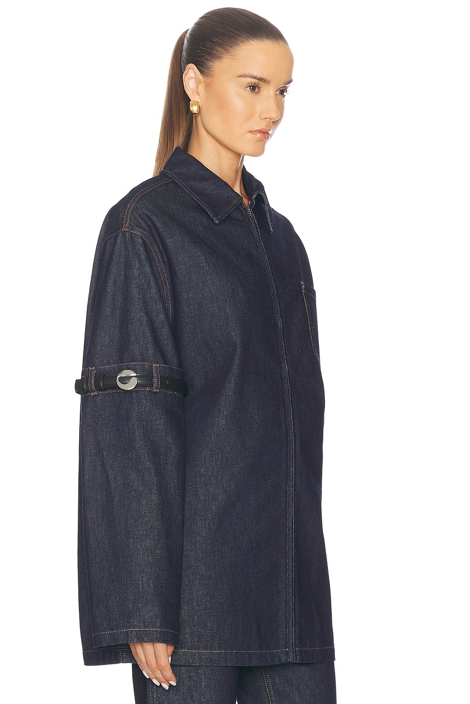 Hybrid Denim Overshirt - 3