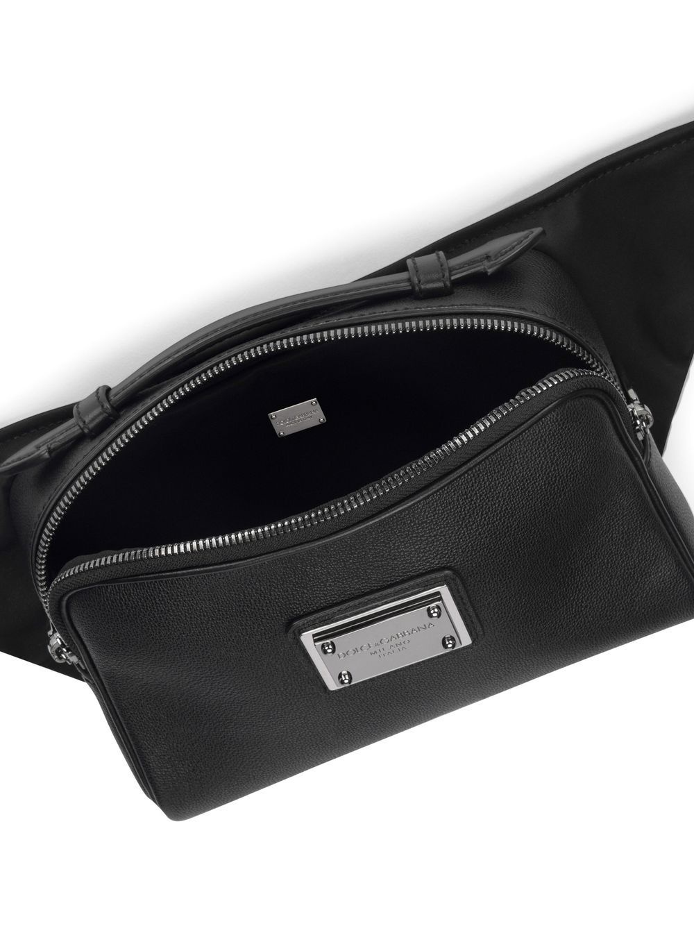 logo-plaque belt bag - 4