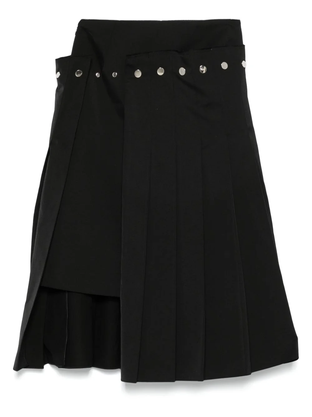 layered pleated skirt - 1