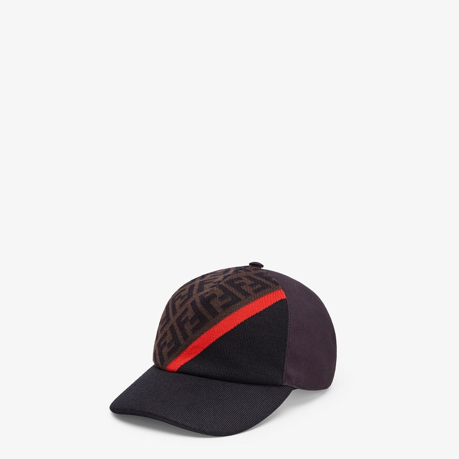 Multicolor canvas baseball cap - 1