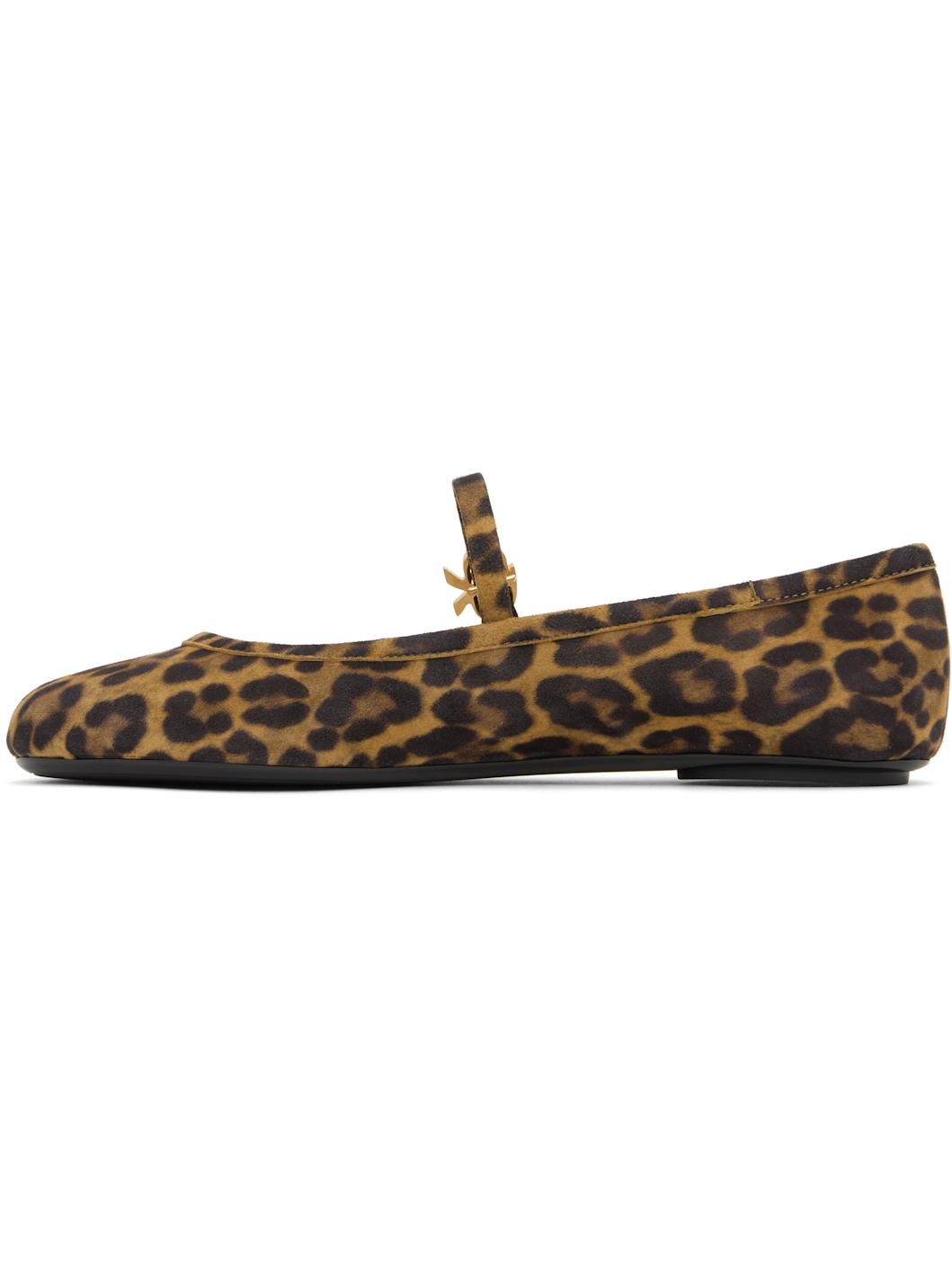 Brown Carla Ballerina Flats - 3