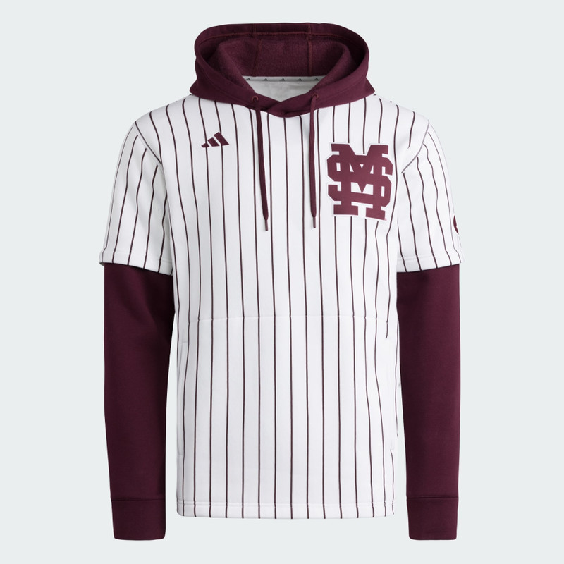 Mississippi State Bulldogs Baseball Jersey Hoodie 1