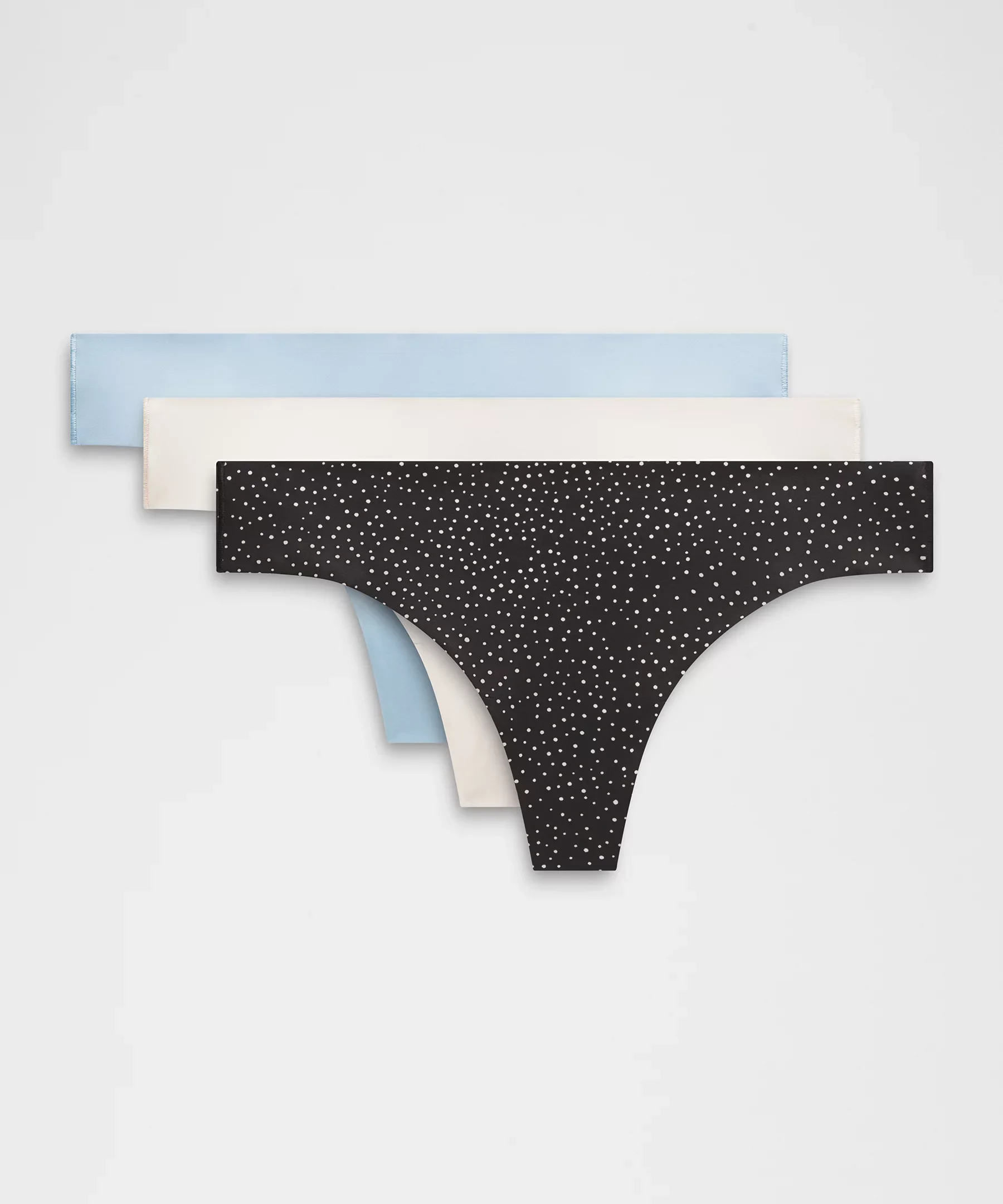 InvisiWear Mid-Rise Thong Underwear *3 Pack - 1