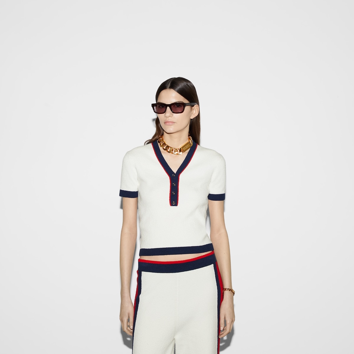 Stretch rib cotton top - 3